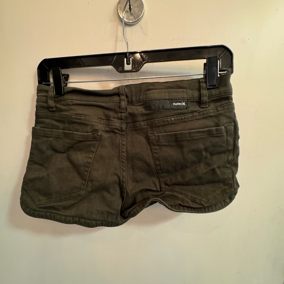 Hurley Army Green Shorts - Size 26 - Picture 2 of 3